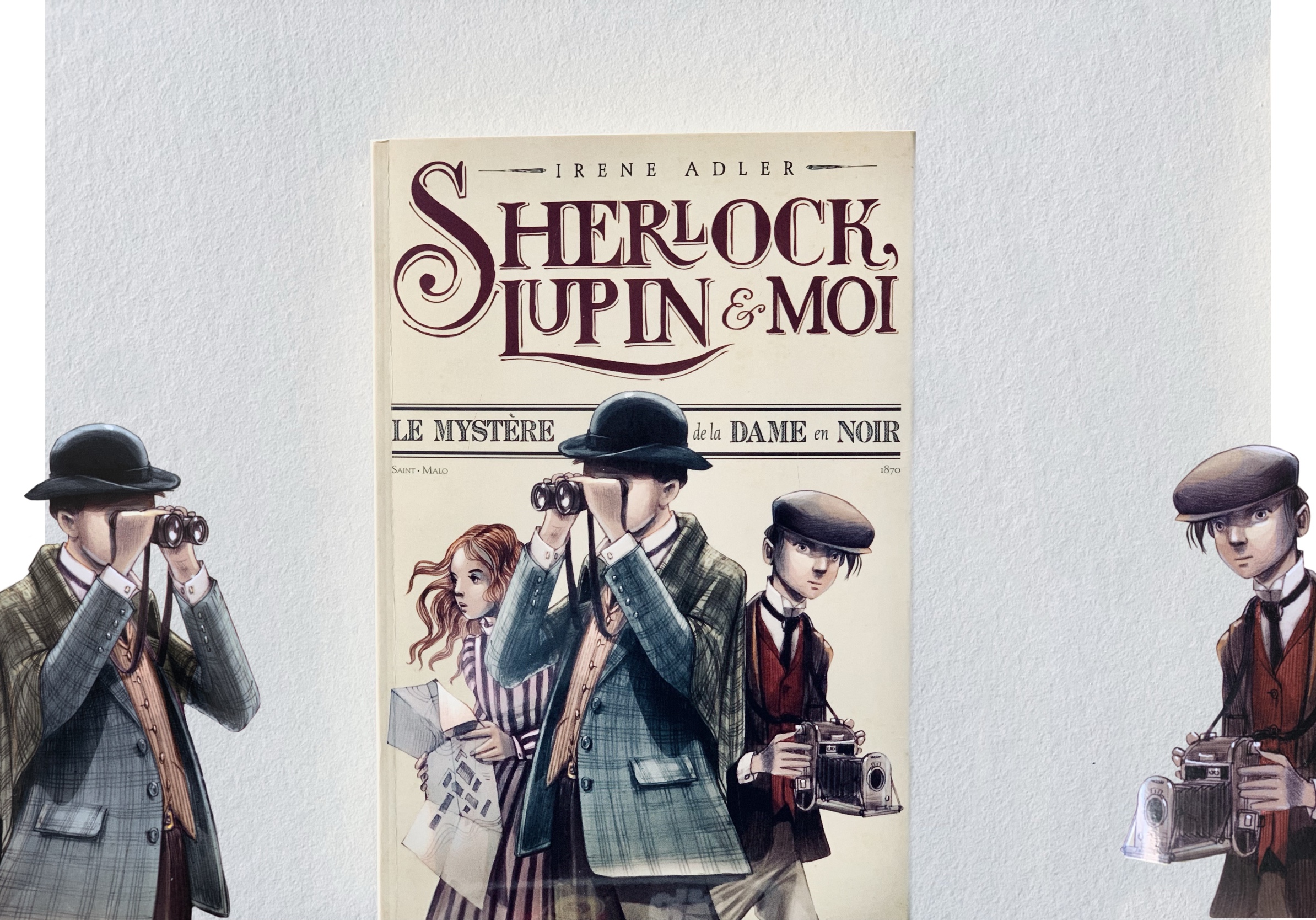 Le mystère de la Dame en Noir : Sherlock, Lupin et moi T1